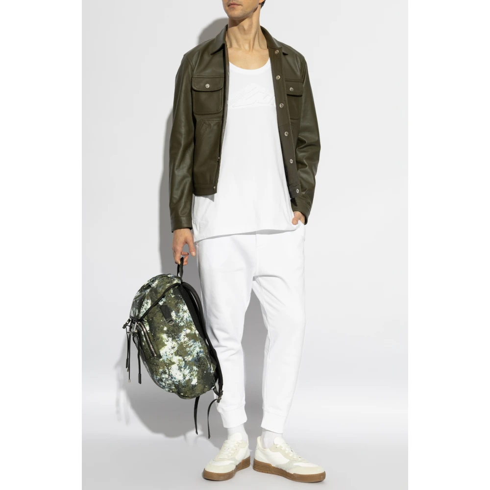 Dsquared2 Sweatpants met logo White Heren