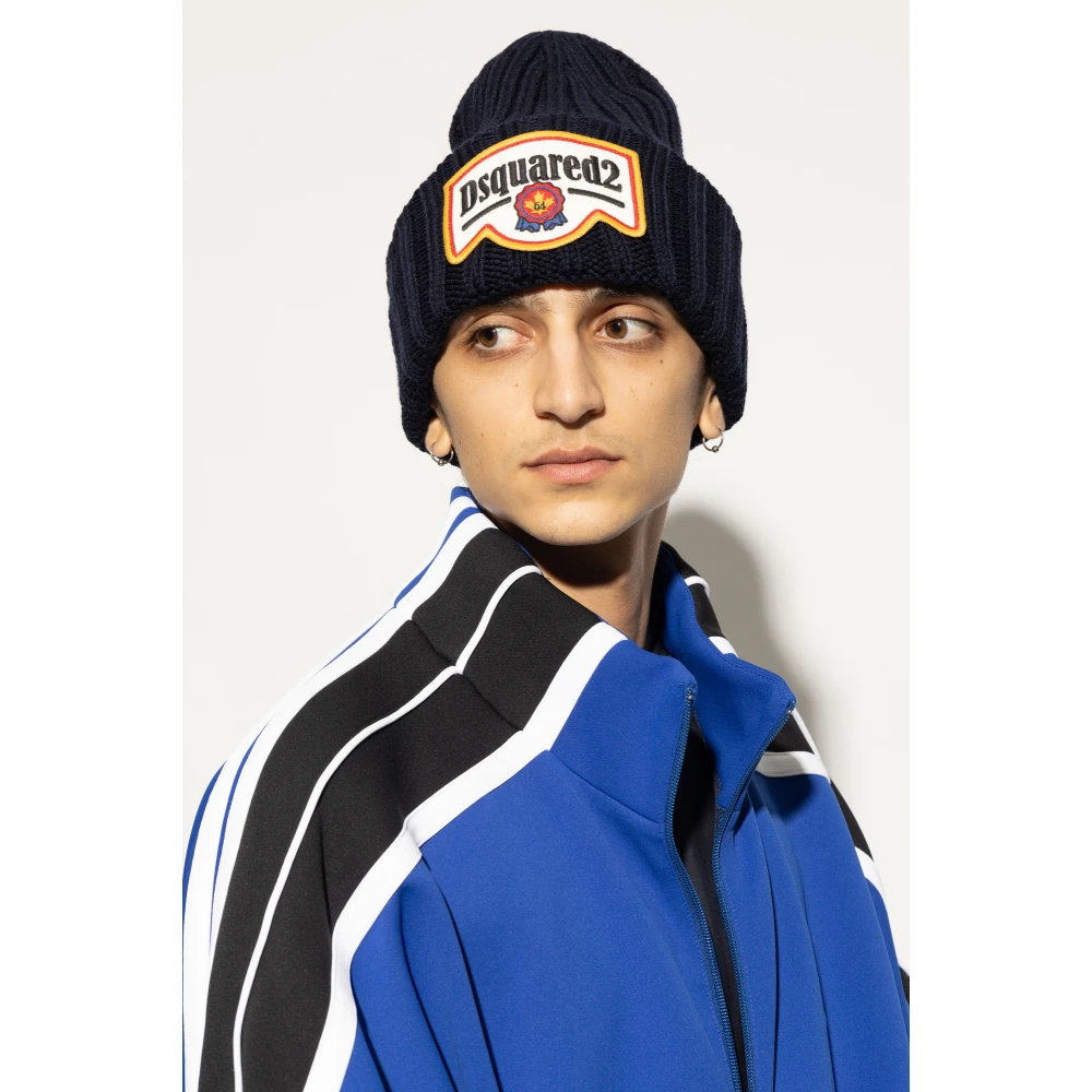 Dsquared2 Pet met logo Black Heren