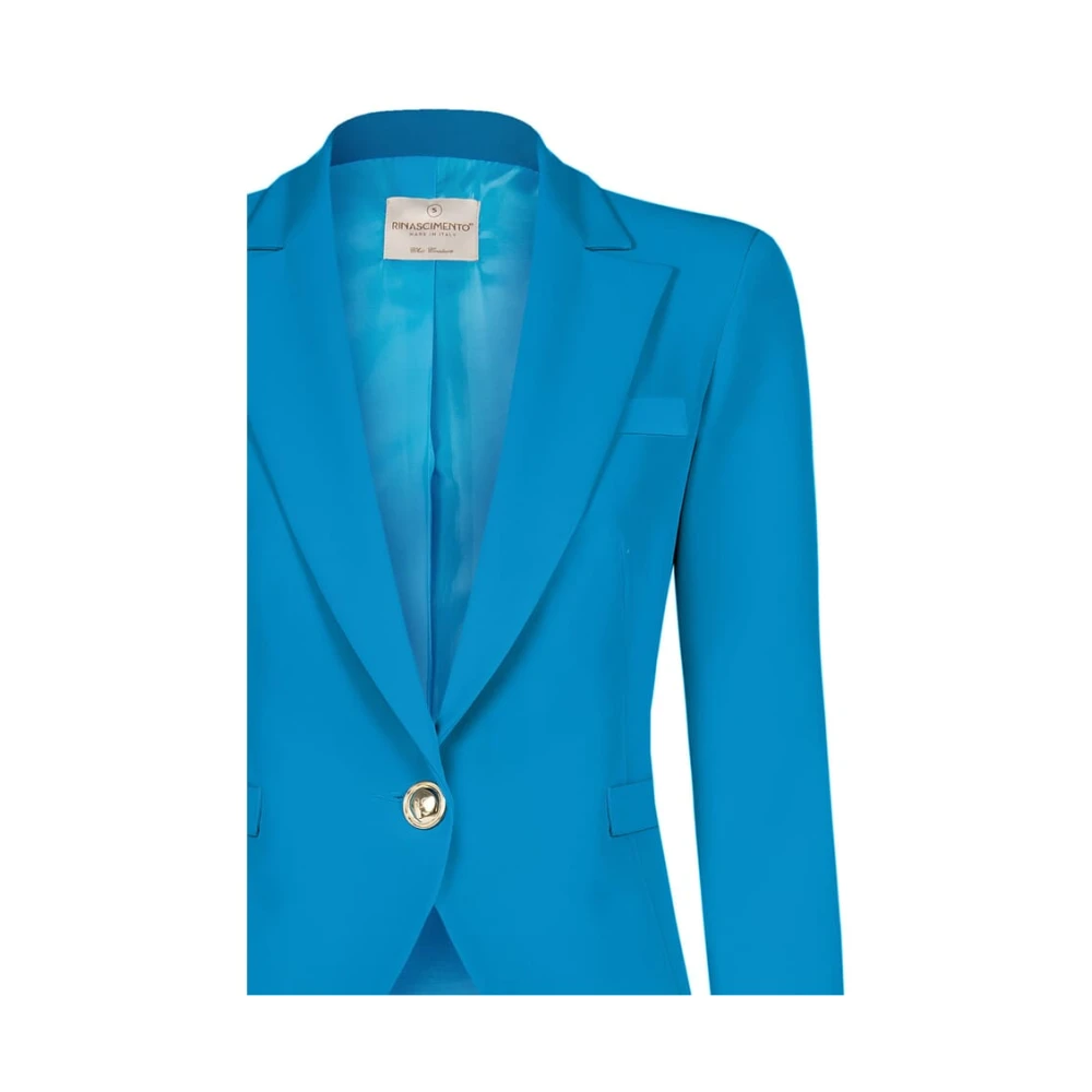 RINASCIMENTO Herfst Winter 2024 25 Jas Blue Dames
