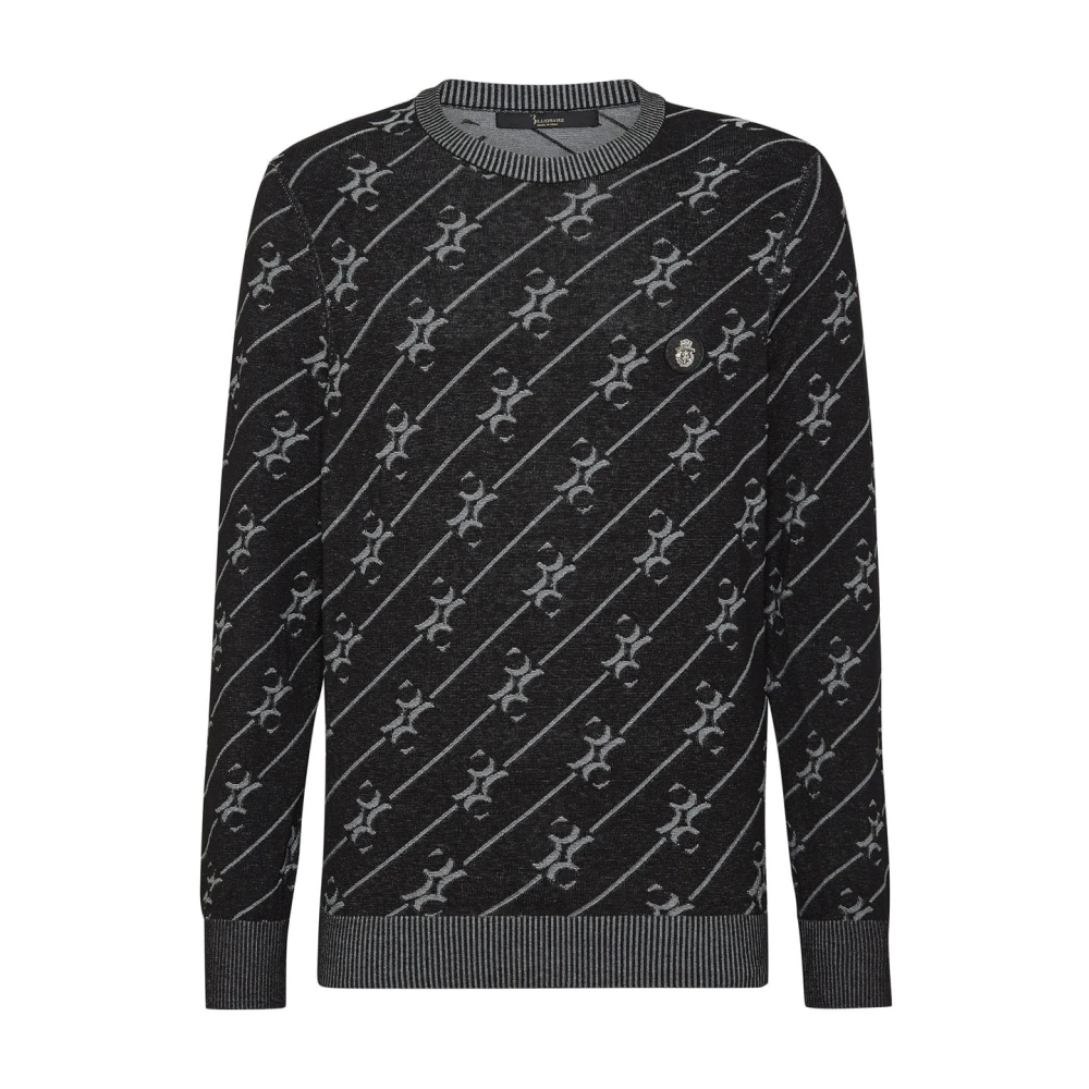 Billionaire Stijlvolle Sweater met Uniek Ontwerp Black Heren