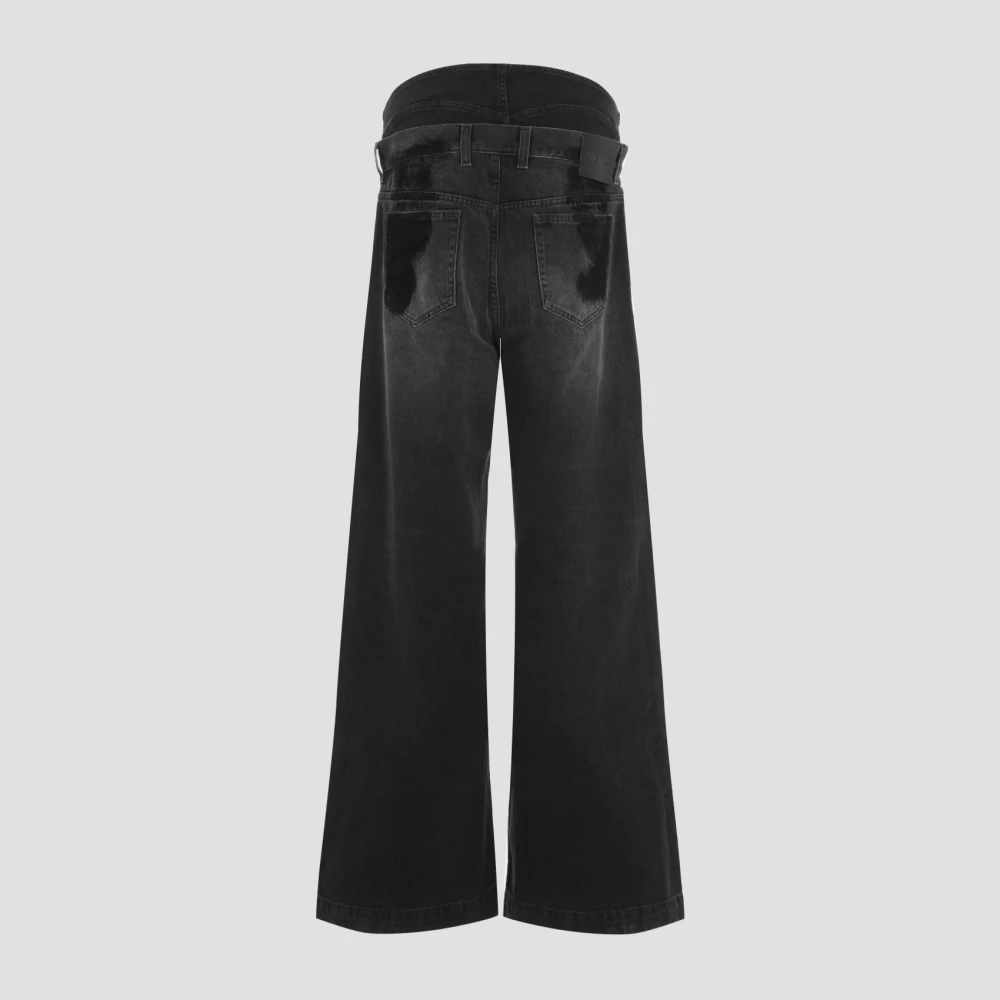 The Attico Zwarte Jeans voor Mannen en Vrouwen Black Dames