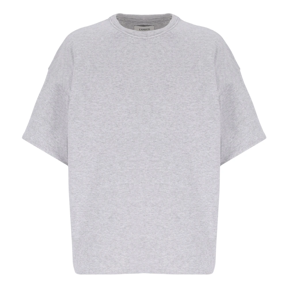 Laneus Oversized Gewatteerd T-Shirt Gray Dames