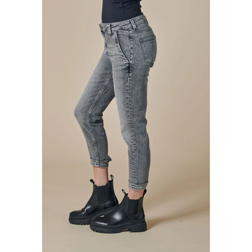 Zhrill Slim Fit Jeans Grijs Gray Dames