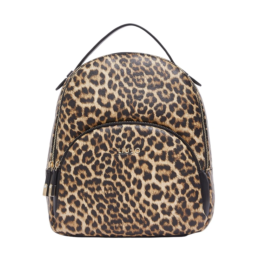 Liu Jo Women's Brown Backpacks, One Size, Zaino Animalier