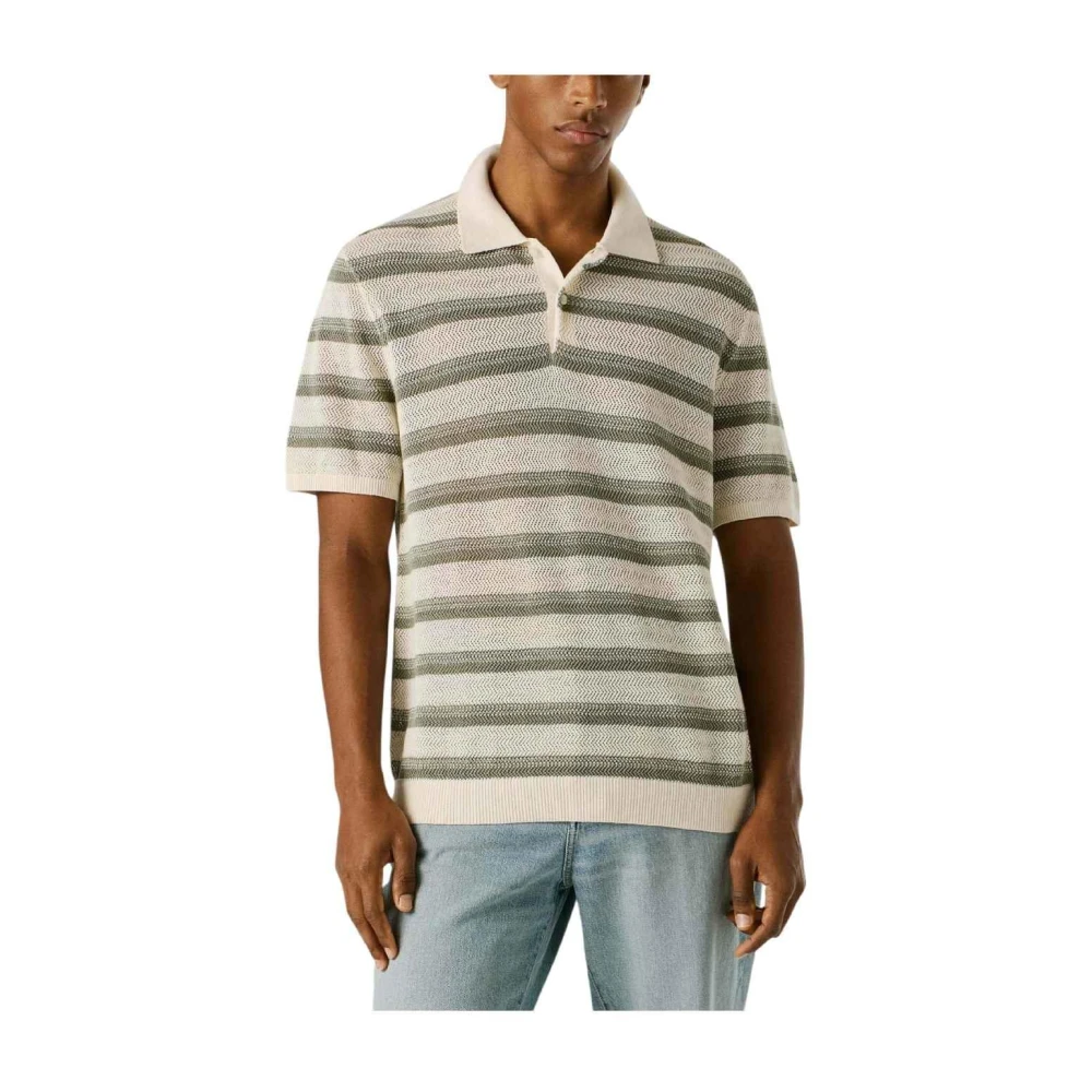 Pepe Jeans Men's Green Florian Polo - Polo Shirts - M - Tops