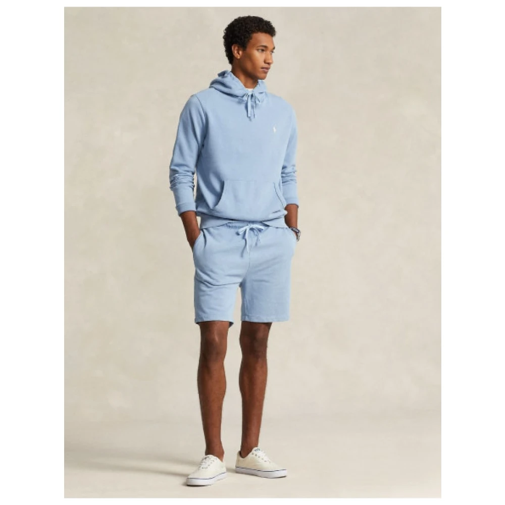 Polo Ralph Lauren Cotton Hoodie Blue Heren