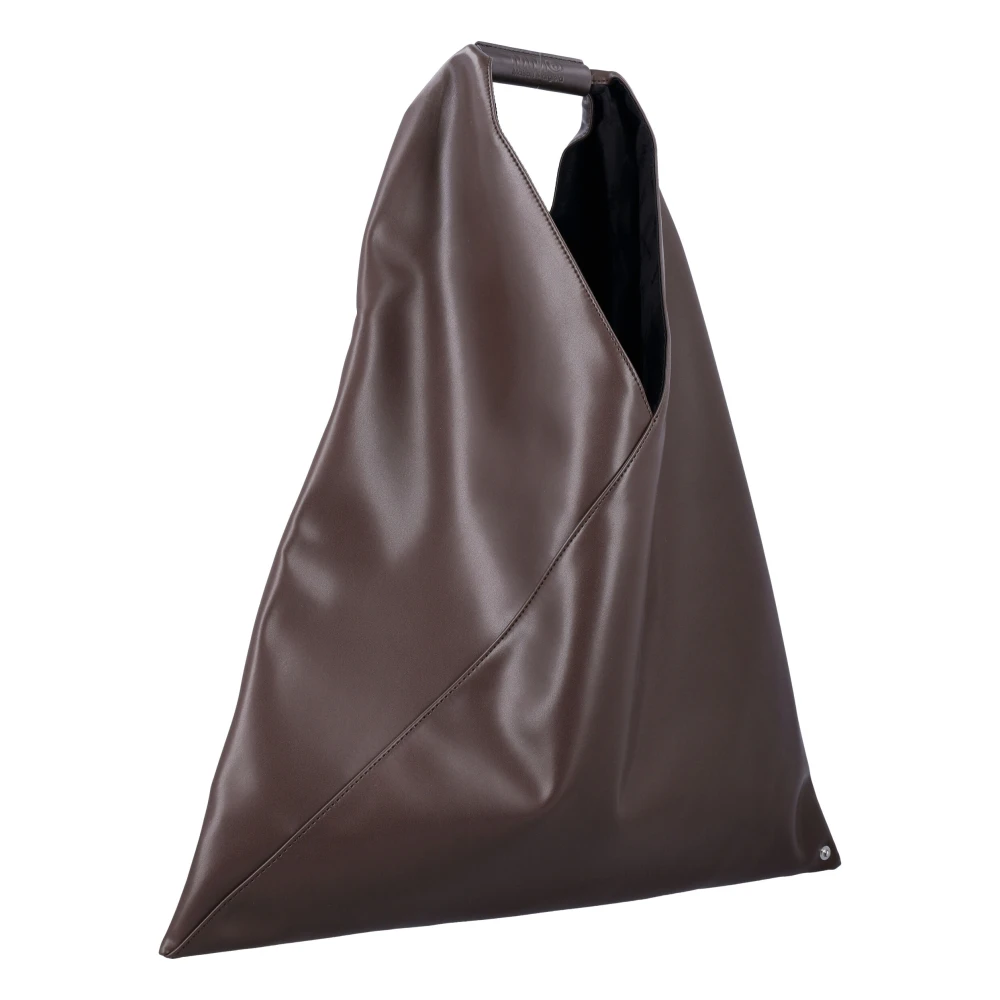 MM6 Maison Margiela Bruine Handtas met Driehoekige Vorm Brown Dames