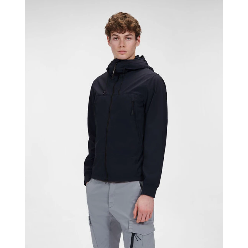C.P. Company Shell-R Goggle Jacket Blue Heren
