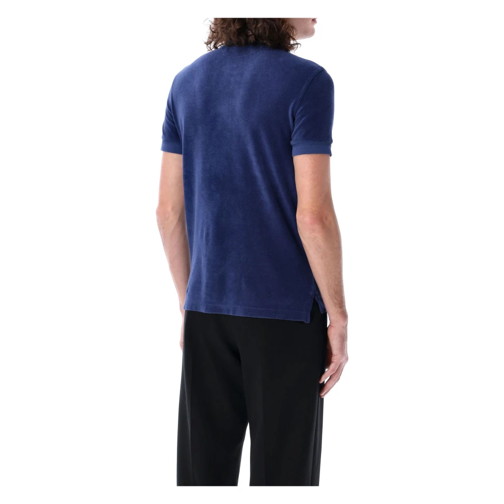 Tom Ford Midnight Blue Polo Shirt Blue Heren