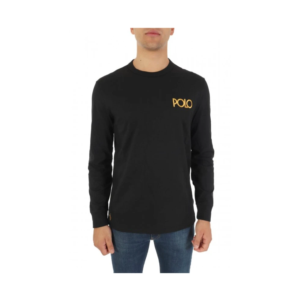 Ralph Lauren Uomo Nero Top, M, New,