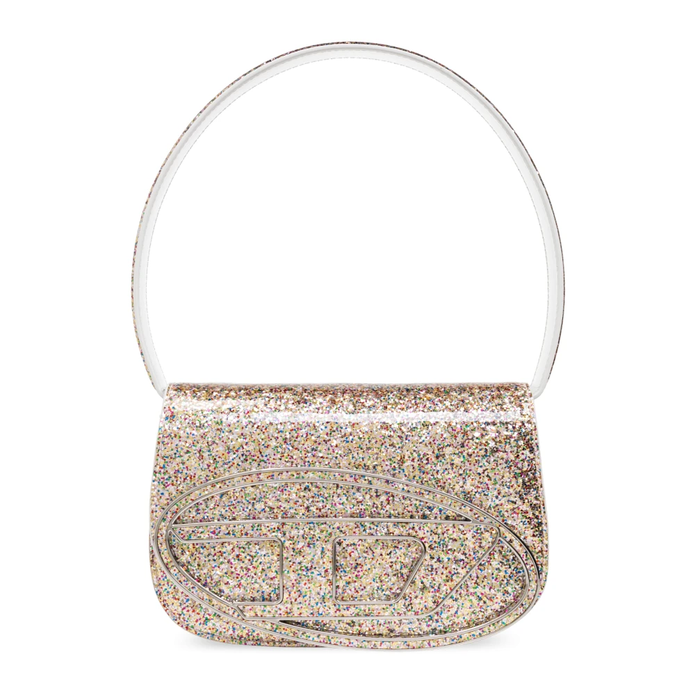 Diesel Glitter Schoudertas '1Dr' Yellow Dames
