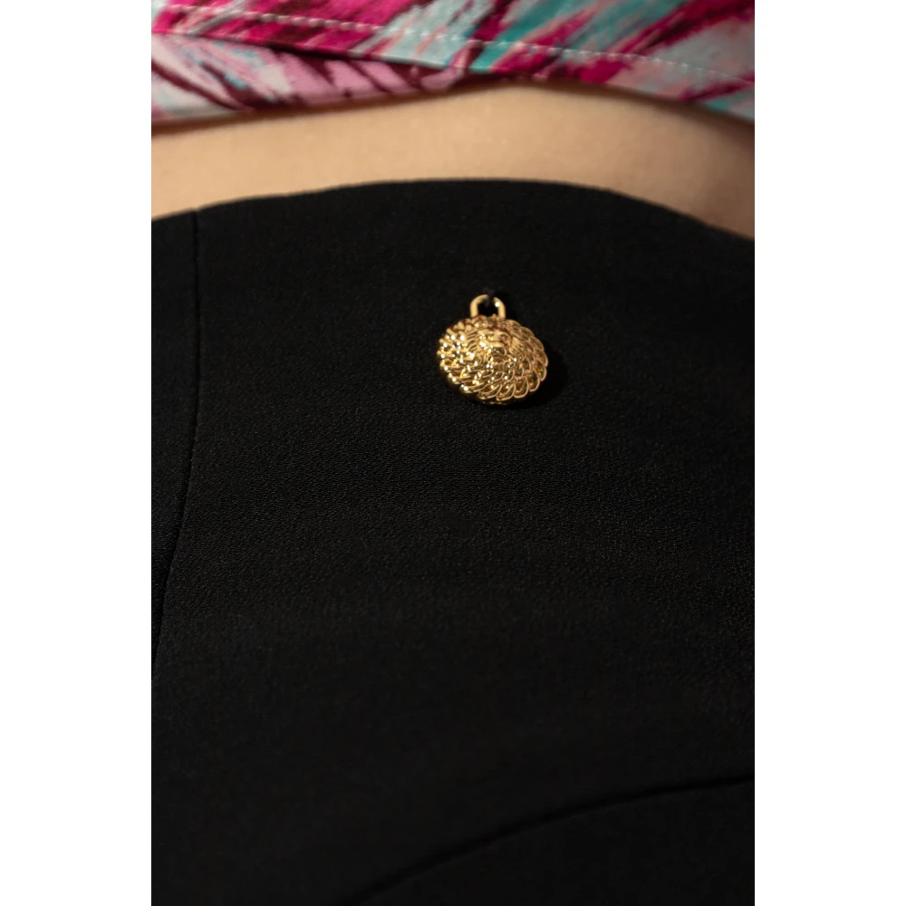 Balmain Rok met logo Black Dames