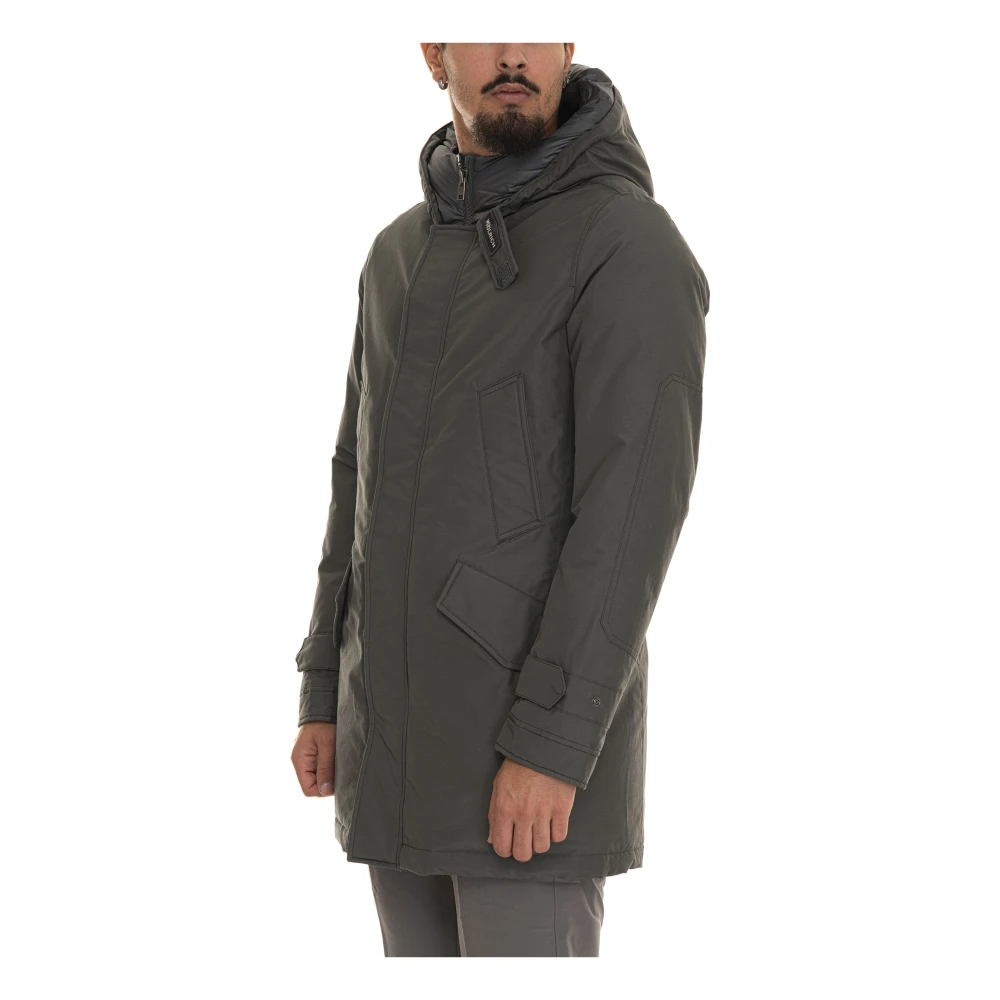 Woolrich Stijlvolle jassen voor elke gelegenheid Gray Heren