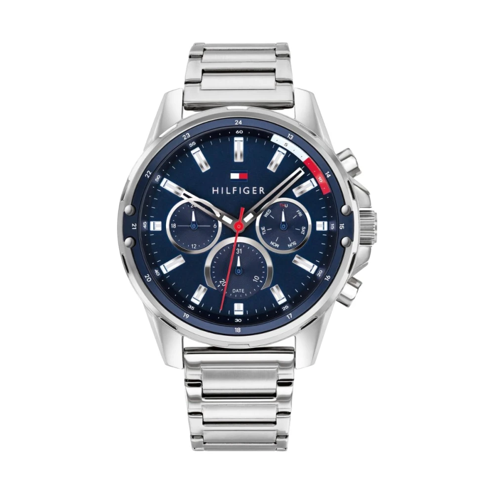 Tommy Hilfiger Herren Silber Uhr Mason 1791788 Quarz, Uhr Ohne Stein - Bild 5