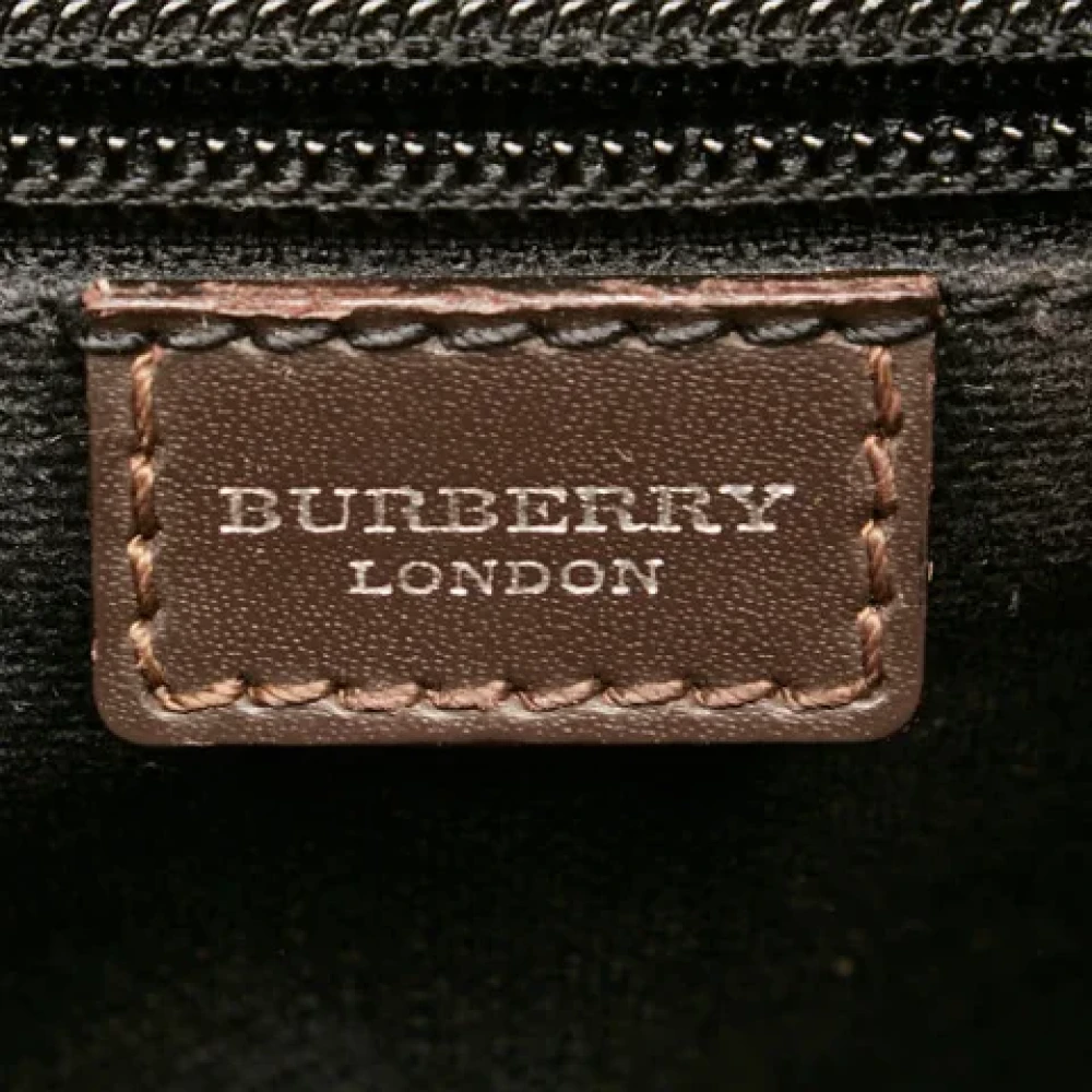 Burberry Vintage Pre-owned Leather shoulder-bags Brown Dames