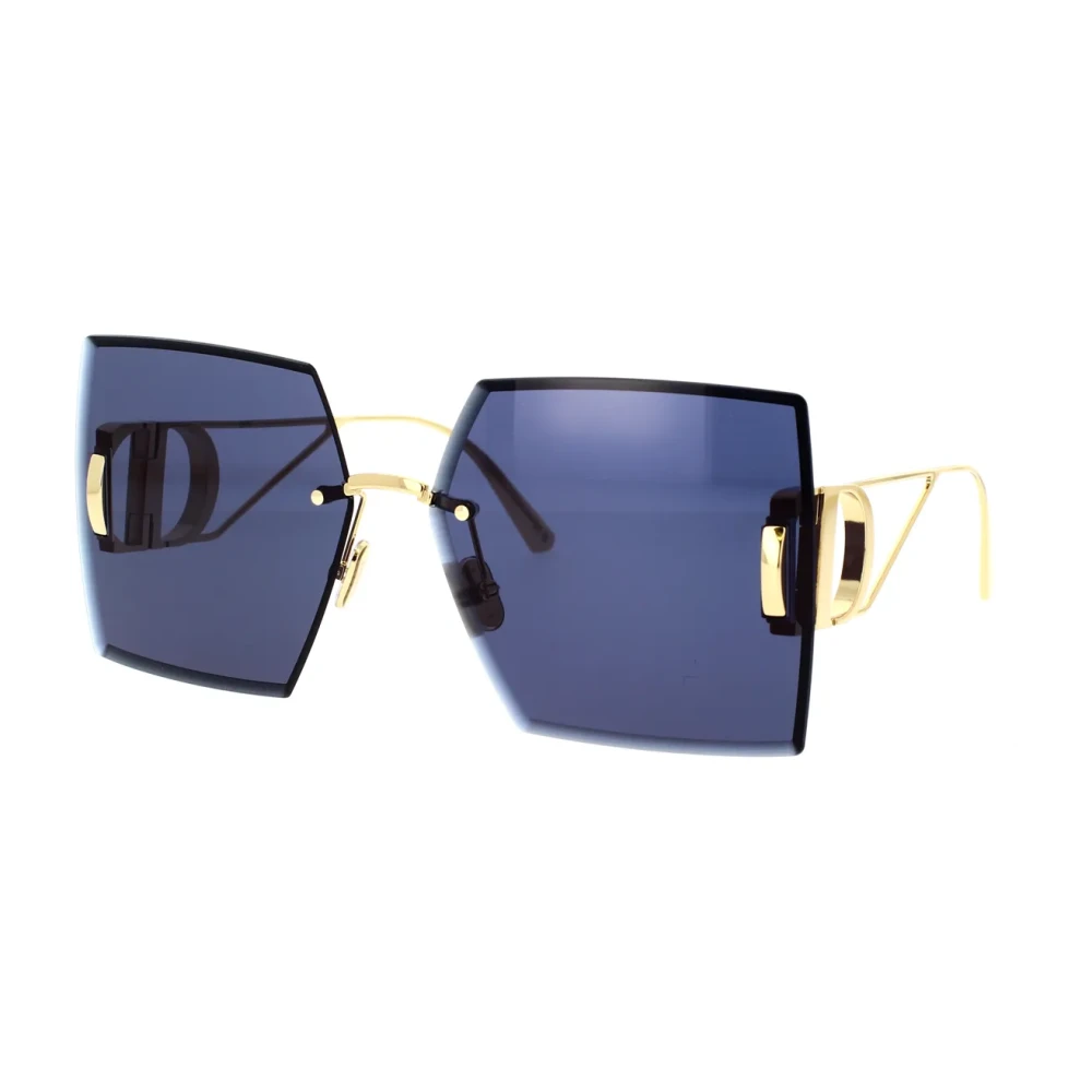Dior Unisex Blue Square Frame Sunglasses With Lenses