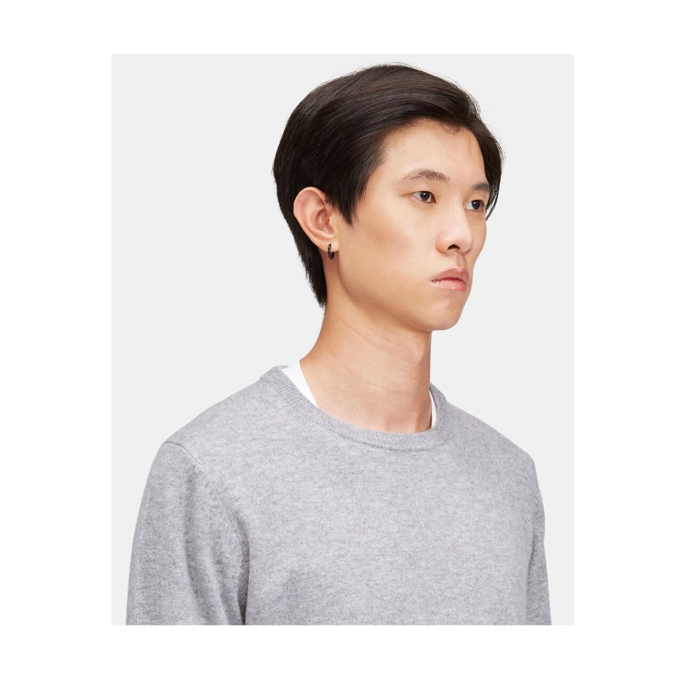 Aspesi Cozy Cashmere Crewneck Sweatshirt Gray Heren