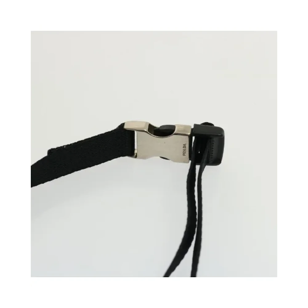 Prada Vintage Pre-owned Nylon prada-bags Black Dames