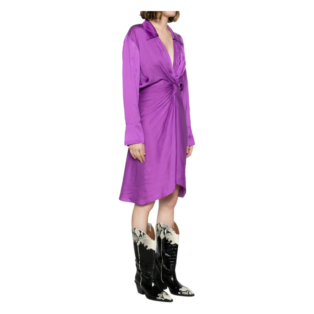 Zadig & Voltaire Short Dresses Purple Dames