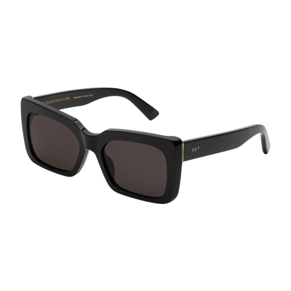 Retrosuperfuture Unisex Black Senta Sunglasses - Sunglasses - 55 Mm - Accessories