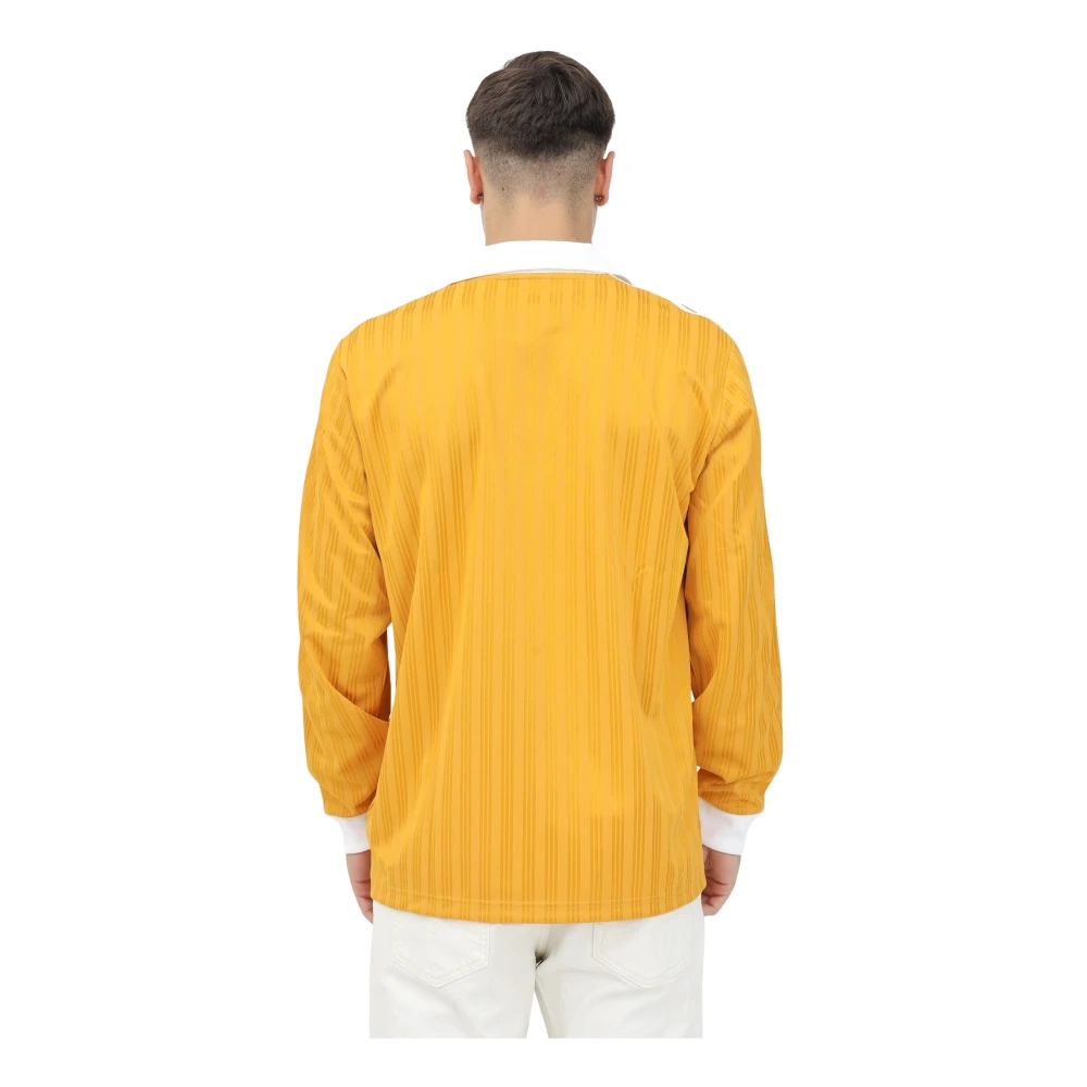 adidas Originals Kleurrijk Langarm Voetbal T-shirt Yellow Heren