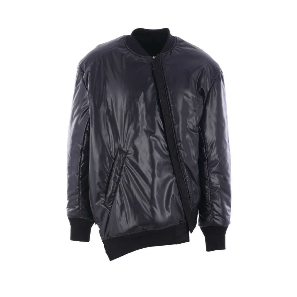 Comme des Garçons Omkeerbare Asymmetrische Bomberjas Black Heren