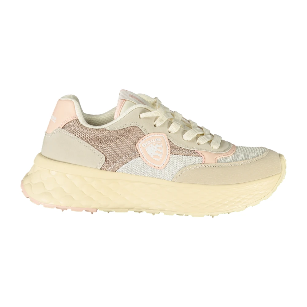 Blauer , Sneakers, Female, Beige, 4 Uk, Polyester Sneaker - Image 3