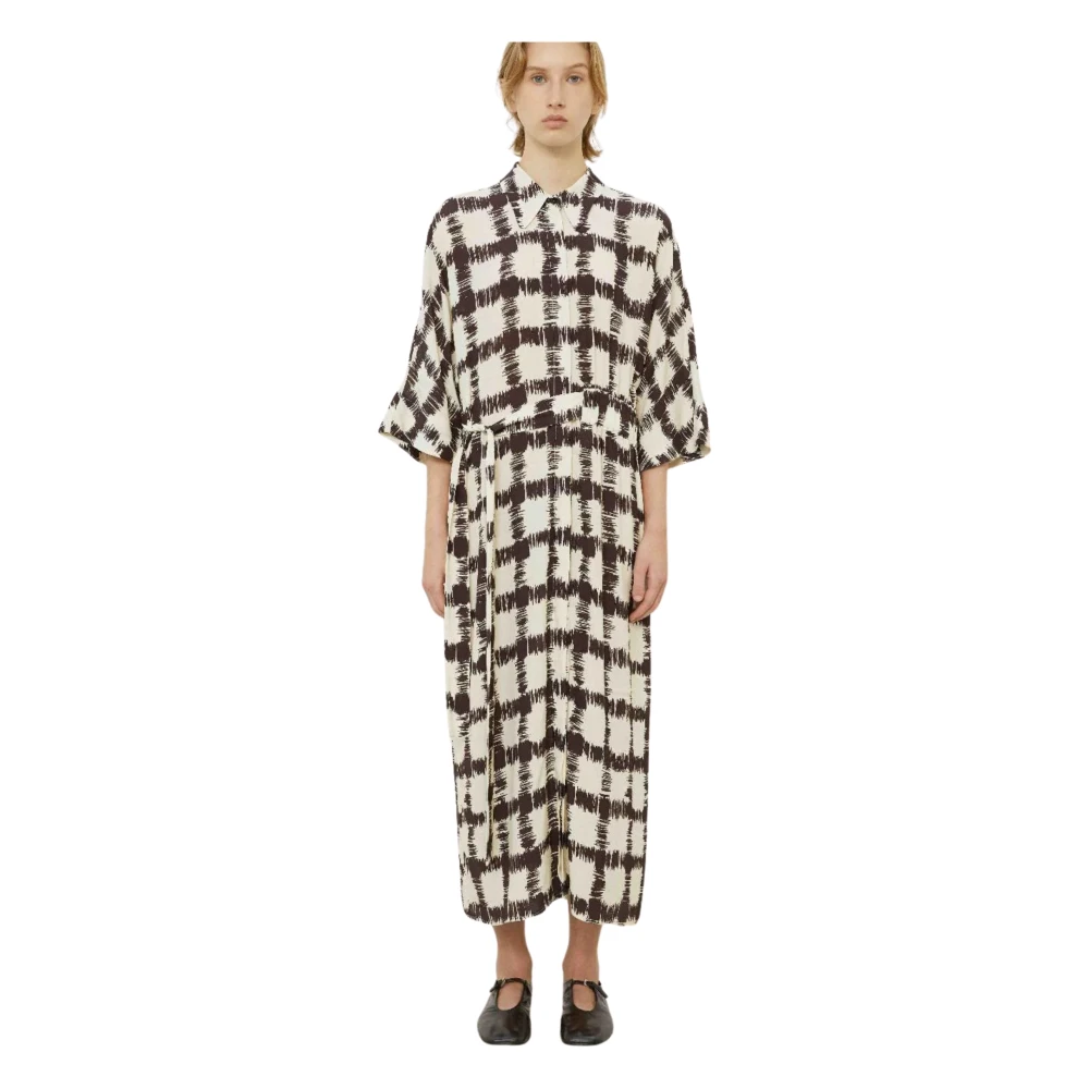 Meimeij Women's Abito Lungo Con Cintura