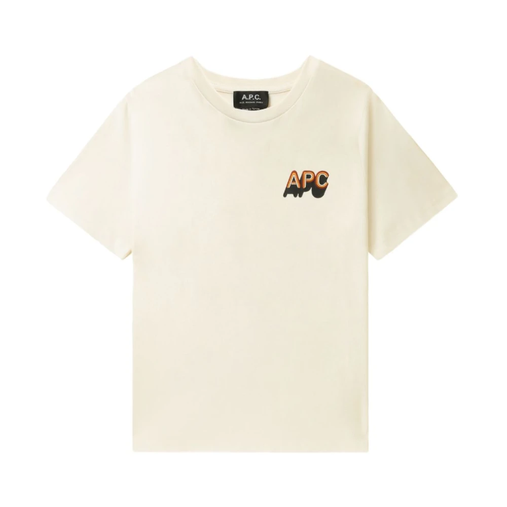 A.p.c. - Tops > T-Shirts - Beige - A.p.c. - Modalova