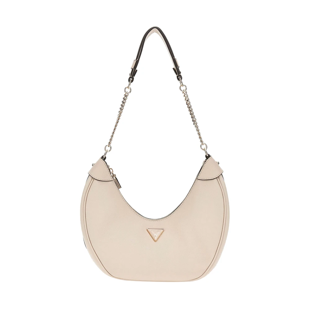 Guess Vit Shopper Väska med Guld Detaljer Beige, Dam