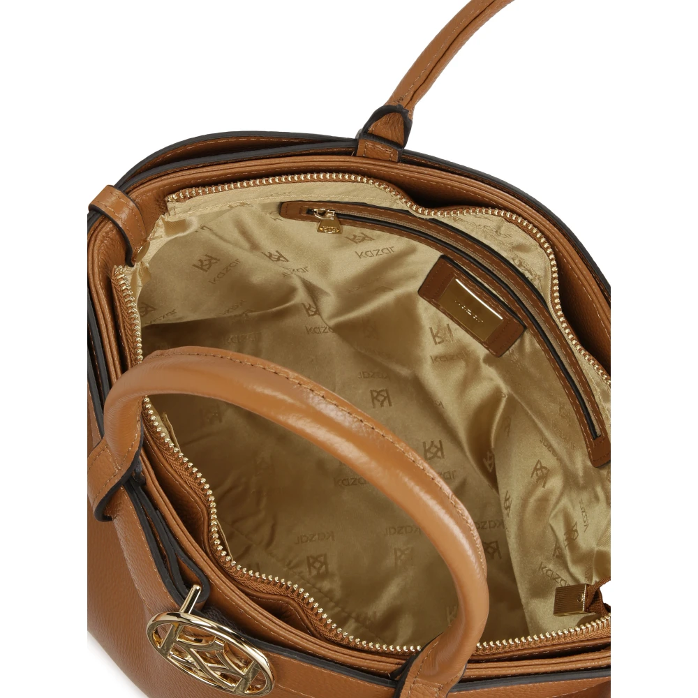 Kazar Lichtbruine handtas met gespband Brown Dames