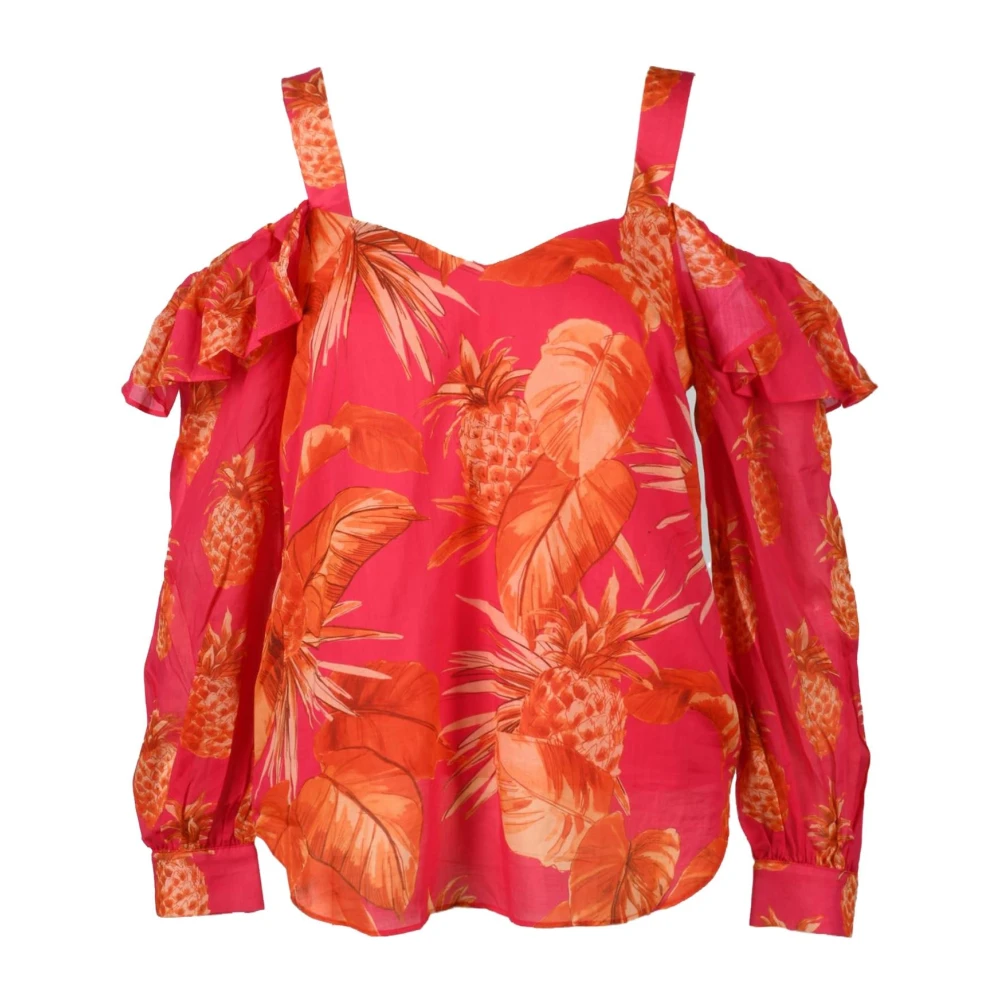 Twinset Katoenen Blouse Multicolor Dames