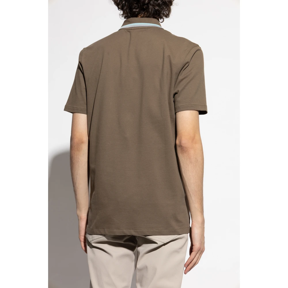 PS By Paul Smith Katoenen polo Brown Heren