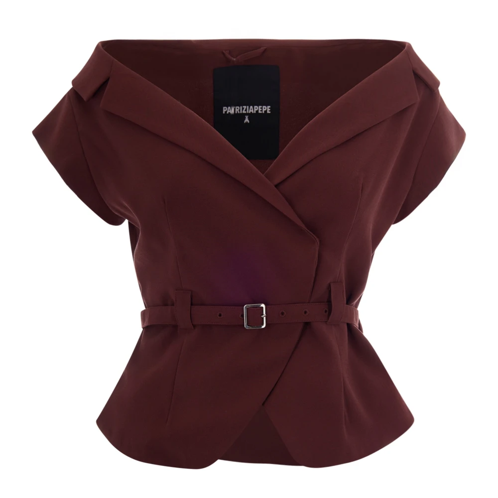Patrizia Pepe Donna Marrone Giacche, L, New,
