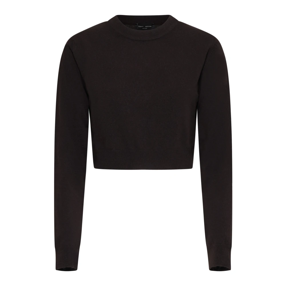 Roberto Collina Ebony Sweaters voor Mannen en Vrouwen Black Dames