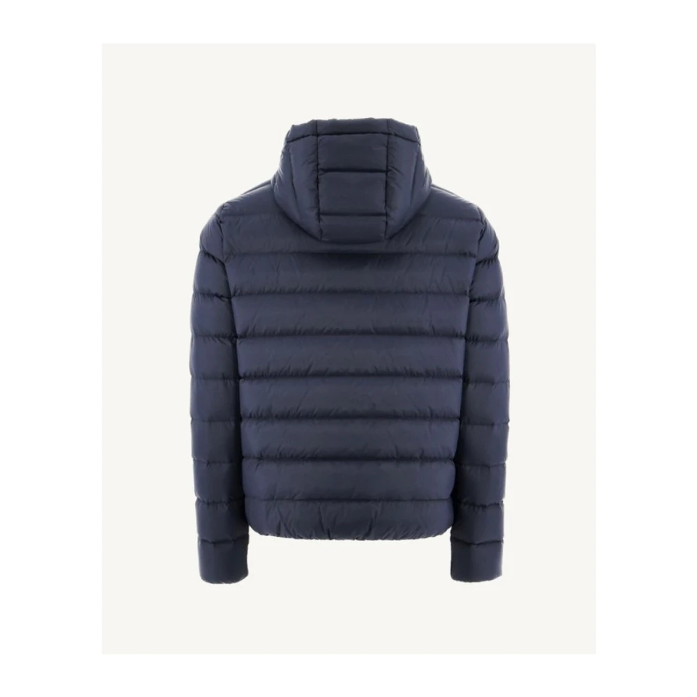 Jott Gewatteerde jas met capuchon Blauw Blue Heren