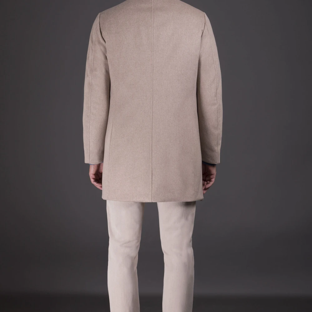 Moorer Acqua Ganzendons Jas Beige Heren