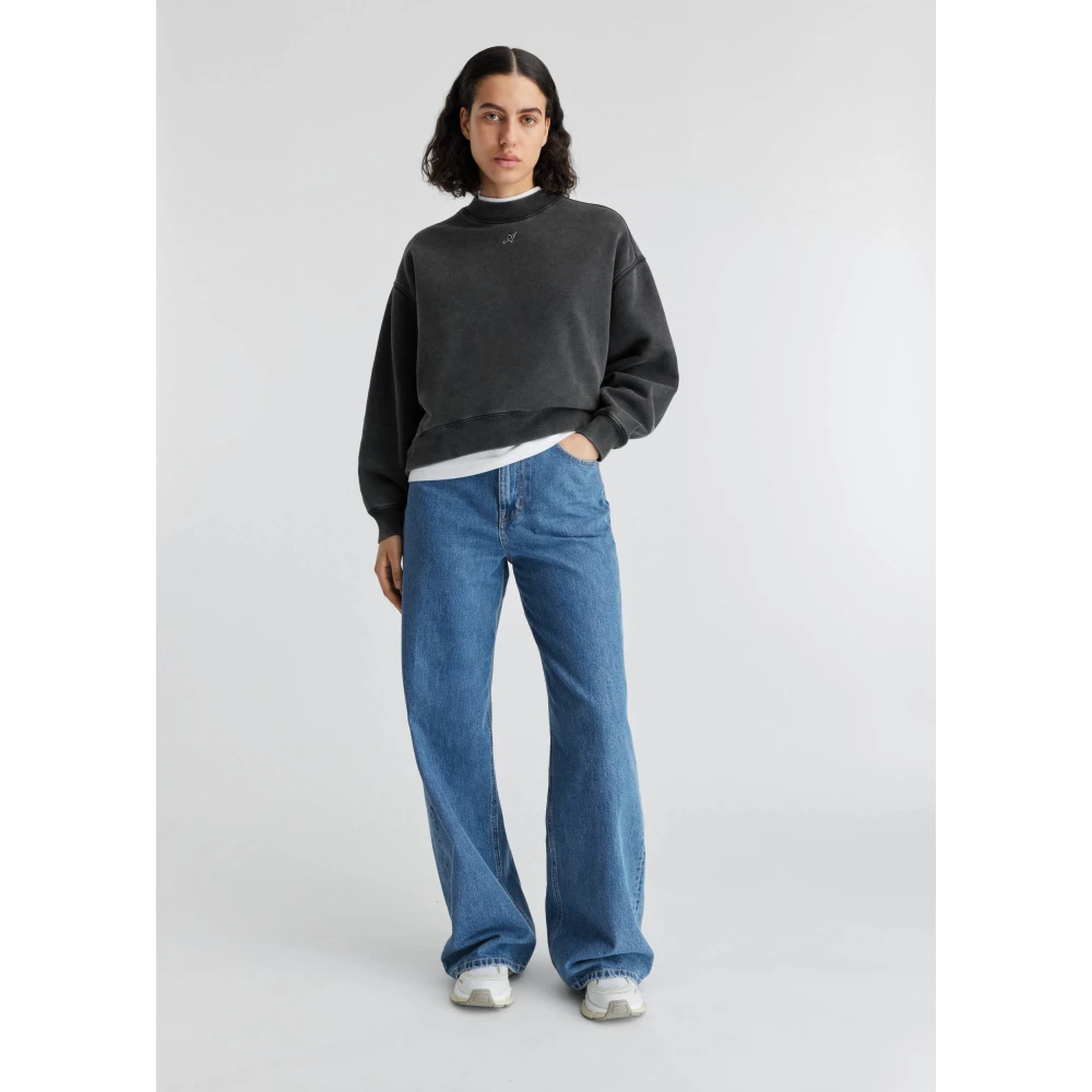 Axel Arigato Crew Signature Sweatshirt Black Dames