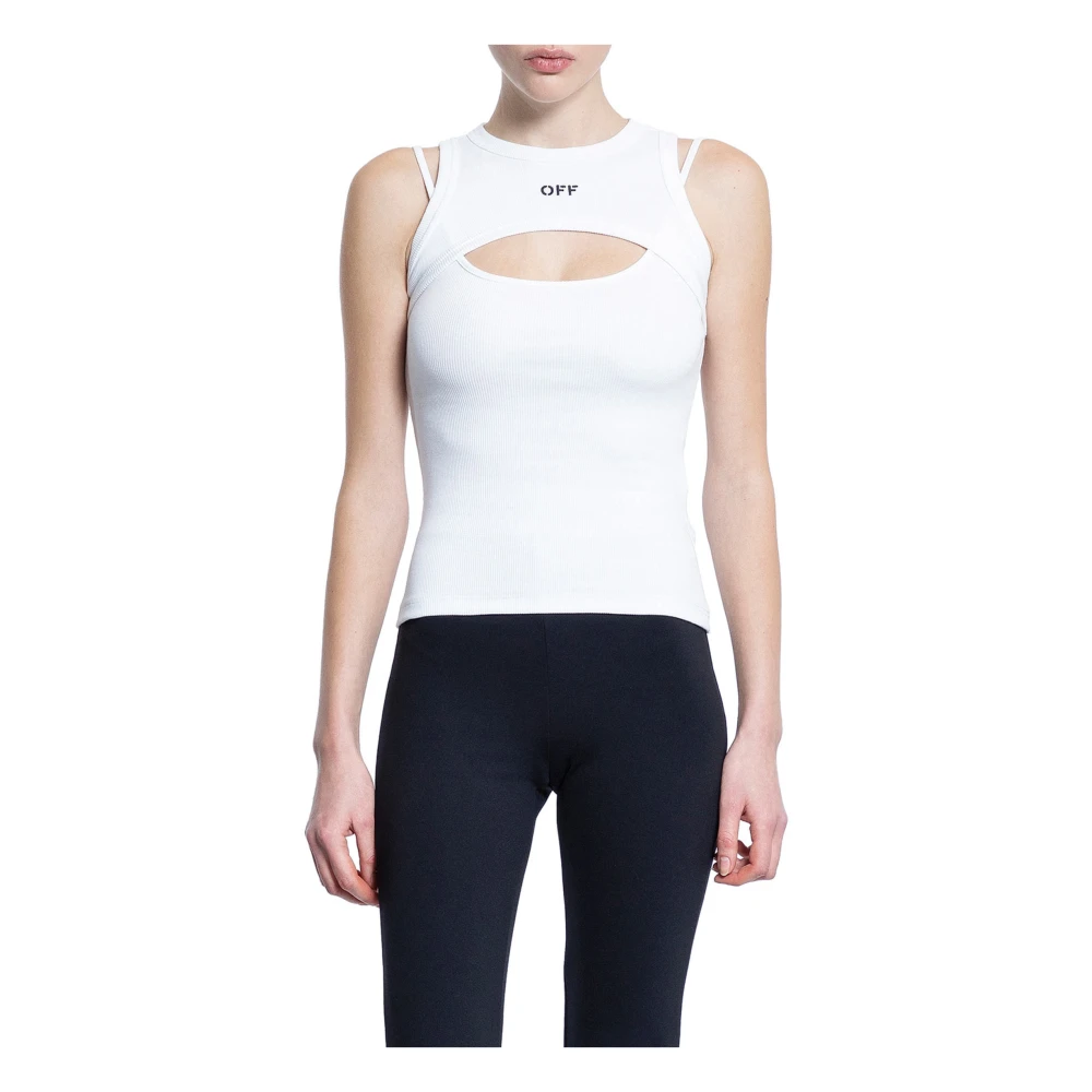 Off - Tops > Sleeveless Tops - - Off White - Modalova