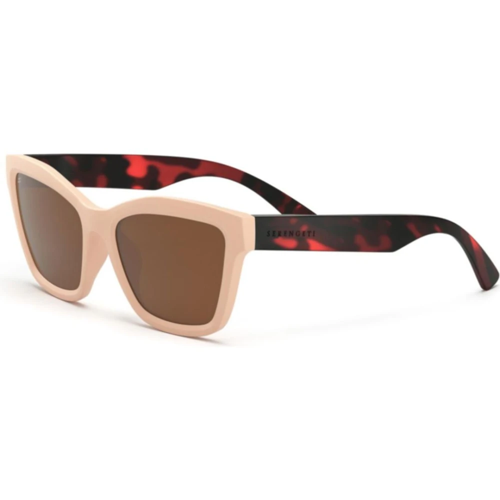 Serengeti Unisex Brown Stylish Sunglasses For Outdoor Adventures - Sunglasses - One Size - Accessories