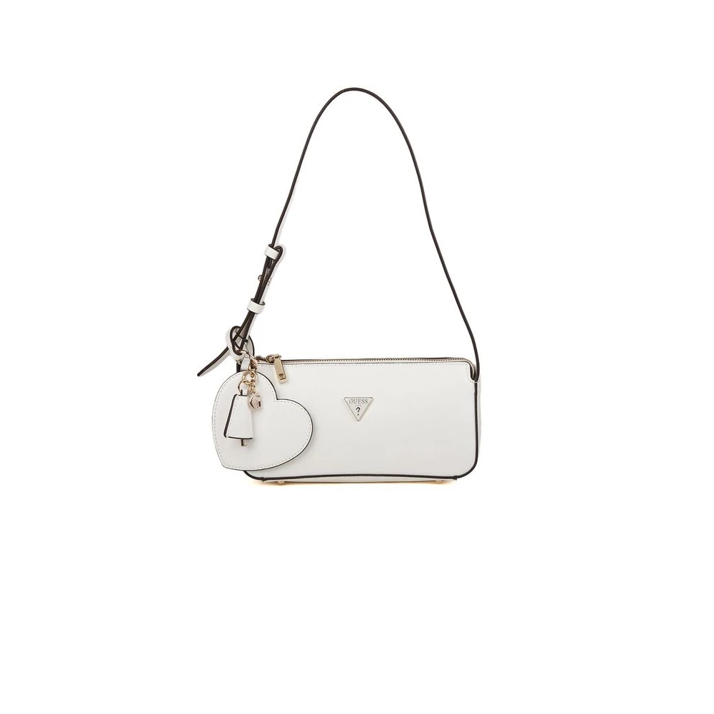 Guess Women's White Shoulder Bags, One Size, Isobel Mini Shoulder Bag