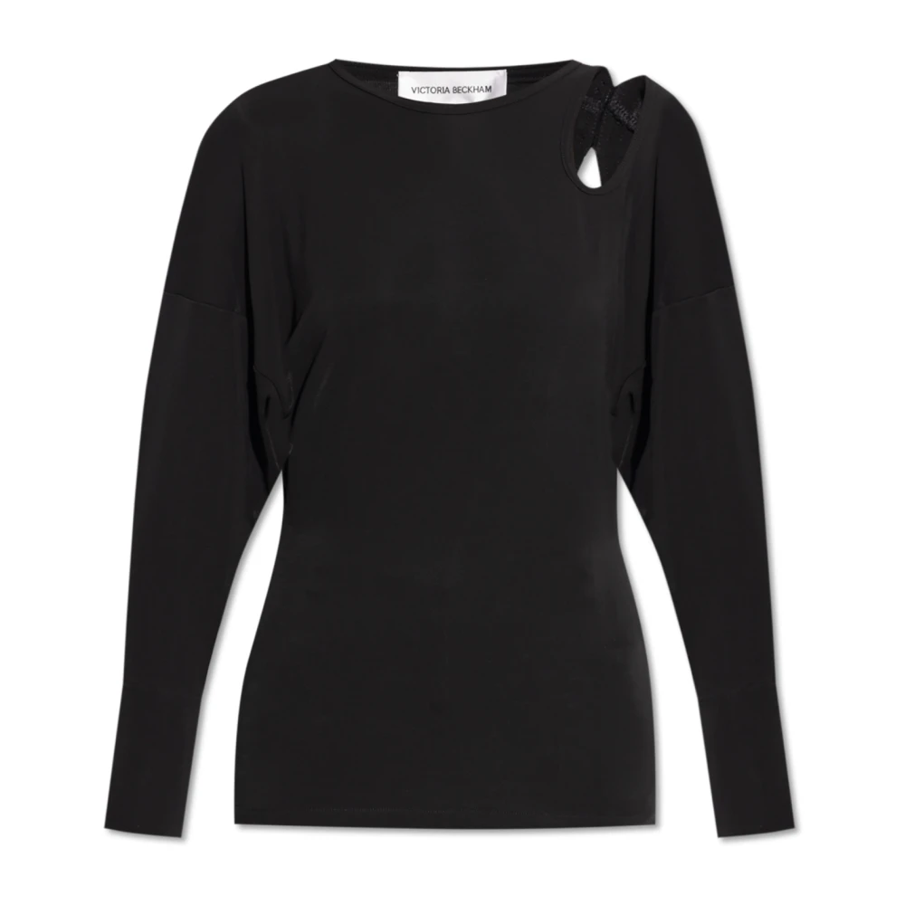 Victoria Beckham Top met uitsparing Black Dames