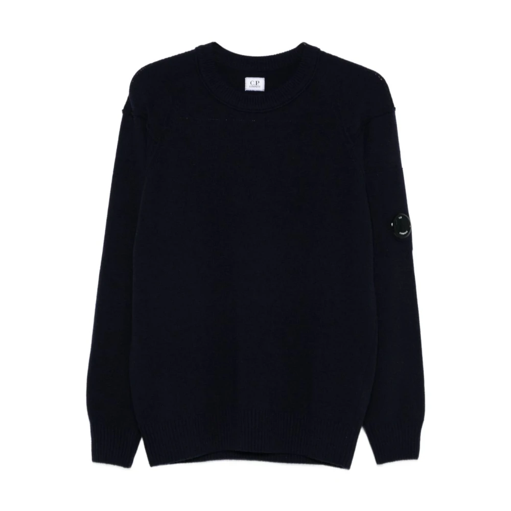 C.p. Company Men's Blue Knit Sweater Aw25