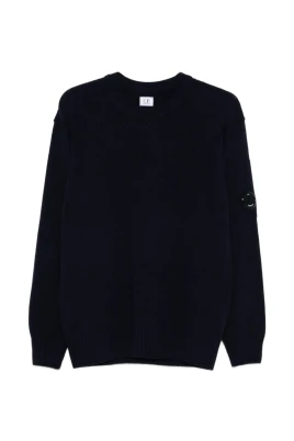 Blå Stickad Tröja AW25