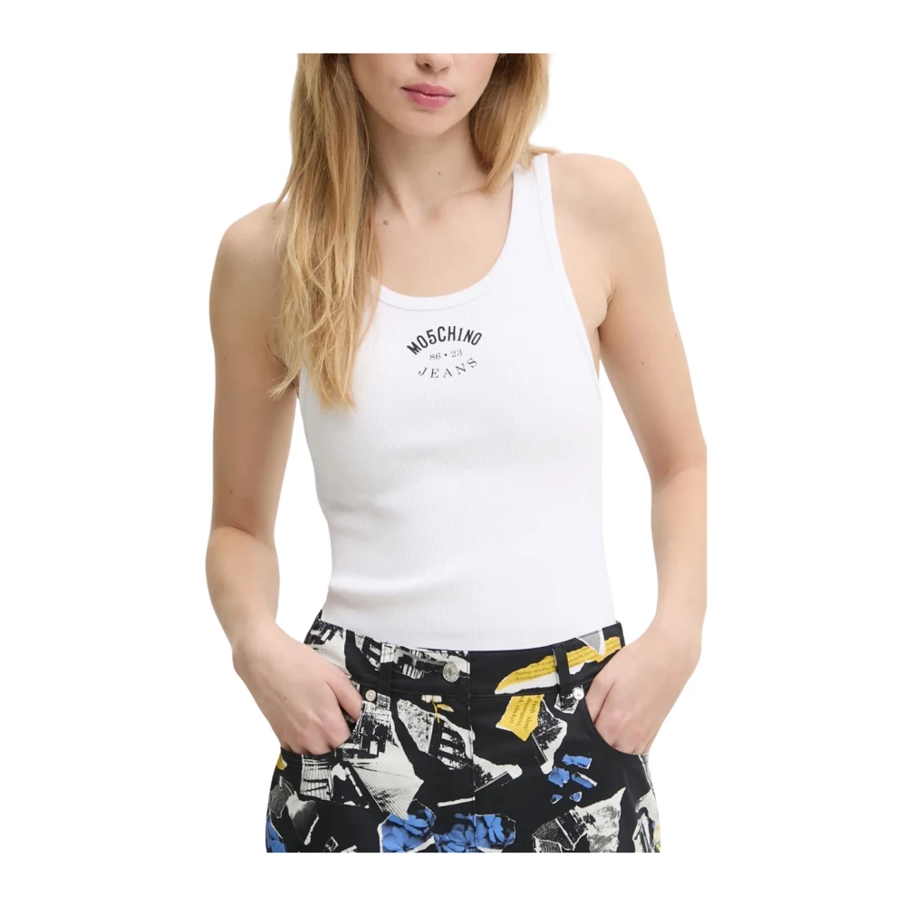 Moschino Witte Top voor Vrouwen White Dames