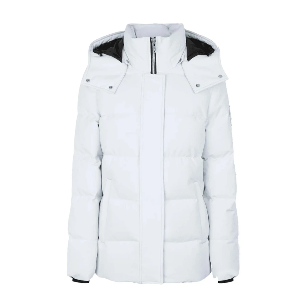 Moose Knuckles Wolkenjas voor Koud Weer White Dames