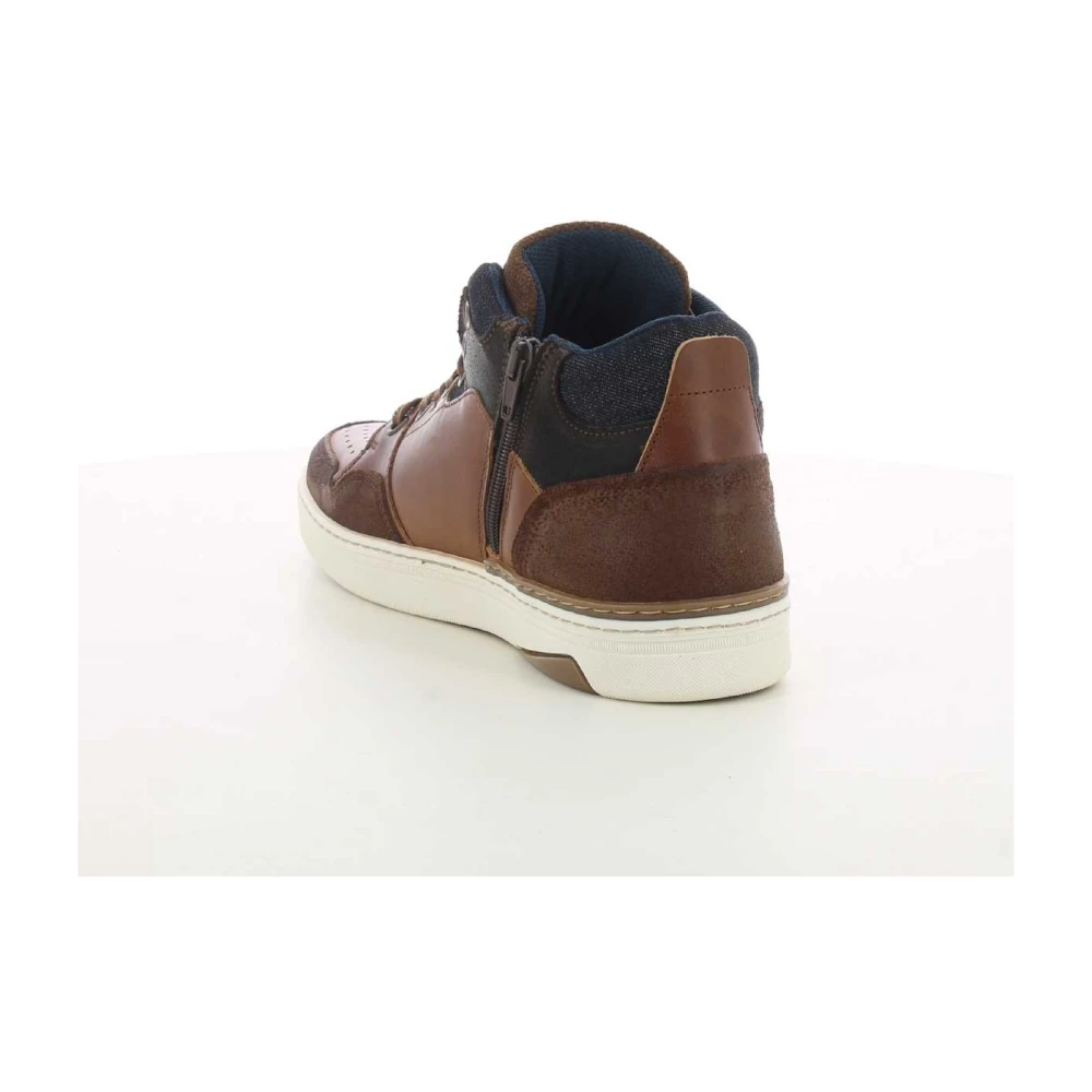 Bullboxer Stijlvolle Cognac Herensneakers Brown Heren