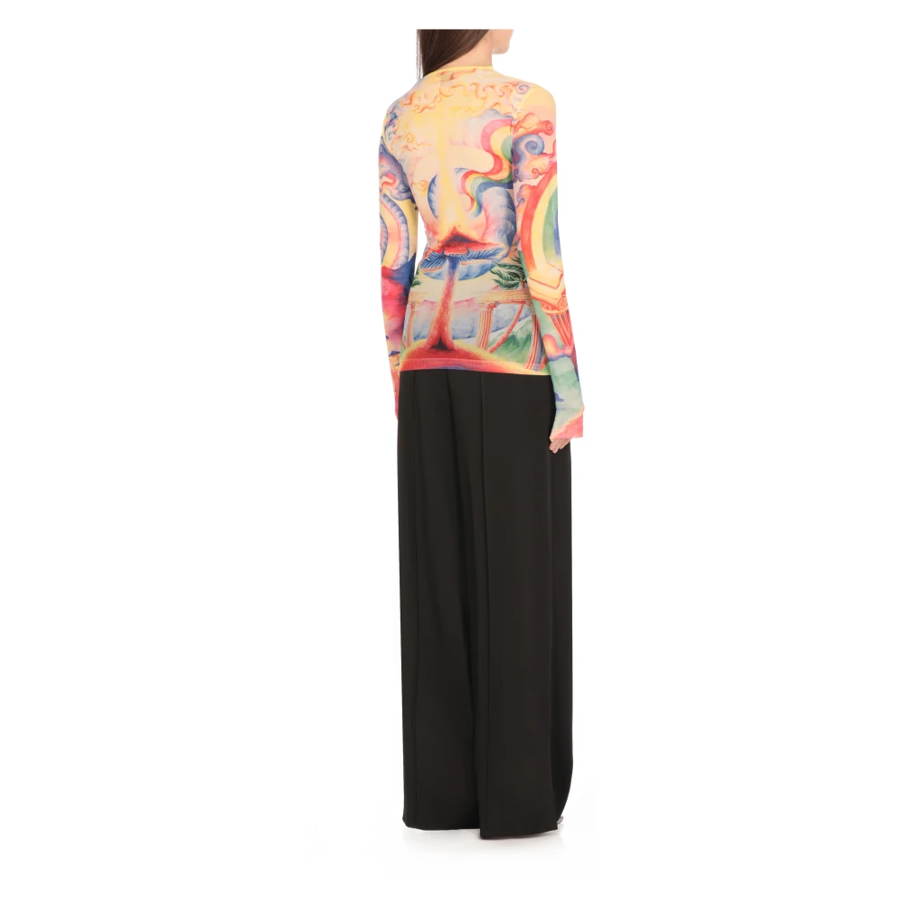 Casablanca Natuur Leraar T-shirts en Polo's Multicolor Dames