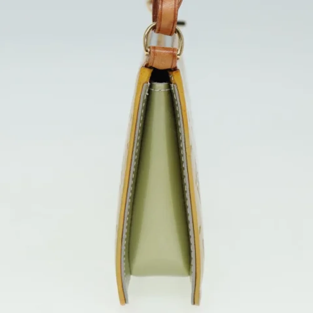 Louis Vuitton Vintage Pre-owned Leather pouches Green Dames