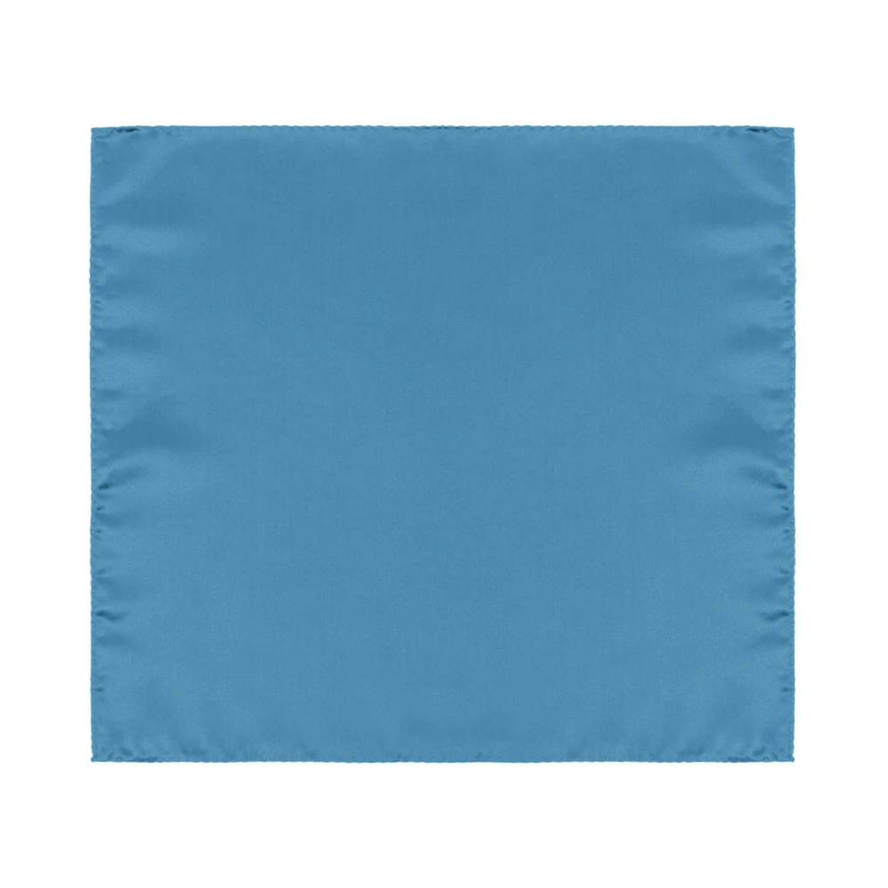 Dolce & Gabbana Men's Blue Silk Pochette In Sugar Paper - Silk Scarves - One Size- Accessories
